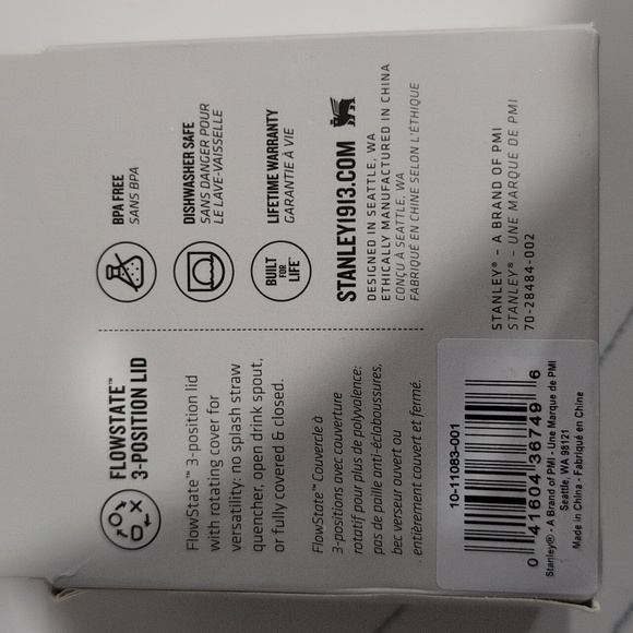 Stanley Quencher H2.0 Tumbler Lid NIB - Picture 3 of 4